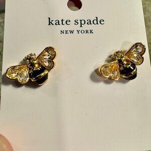 Kate Spade crystal Bee studs